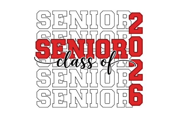 Bold Repeating Senior 2026 Design: A Visual Statement