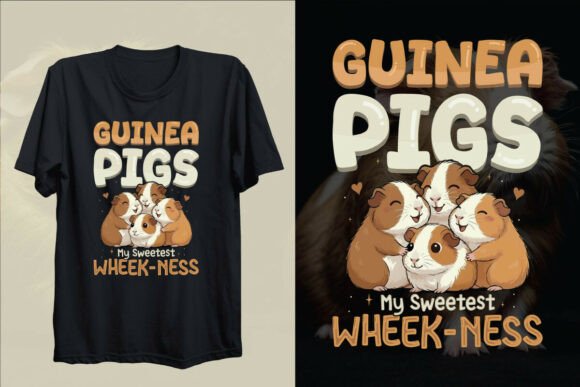 Cute Guinea Pig Wheekness: A Delightful Design Asset