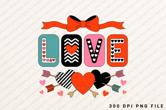 Designing with Heart: Sweet Love Valentine's Day PNG
