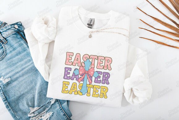 Easter Cross Bow SVG PNG Design: A Faith-Based Visual Asset
