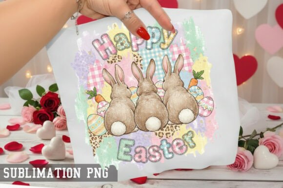 Elevate Your Spring Projects with a Happy Easter Sublimation PNG Design