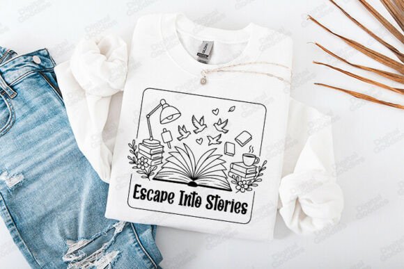 Escape into Stories: A Reading Art Design for Imagination