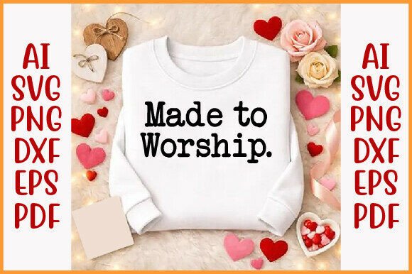 Made to Worship PNG Design: A Versatile Creative Asset