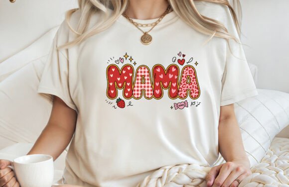 Mama Valentine Sublimation Design PNG: Creative Asset for Modern Projects