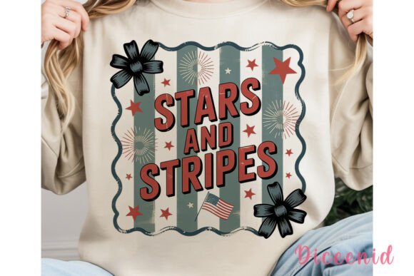 Retro Stars Stripes: A Versatile Sublimation Design Asset