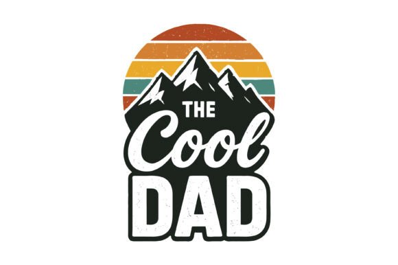 The Cool Dad Retro Design: A Vintage Typography Asset