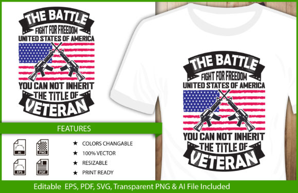 USA T-Shirt Design: Typography & Freedom Vectors