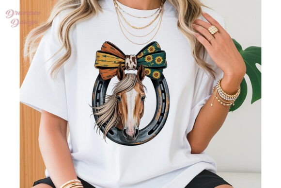Western Horse Bow Sublimation Design: Elevate Your Creative Projects
