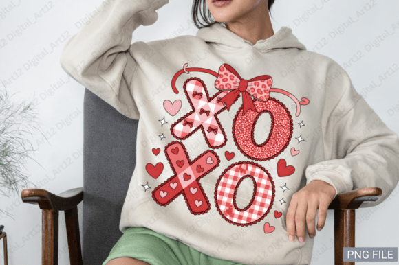 XOXO Valentine's Day Bow PNG Design: Creative Uses
